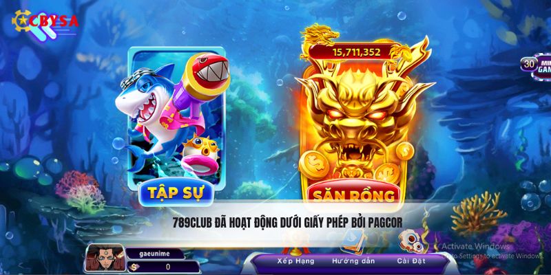 789Club đã hoạt động dưới giấy phép bởi PAGCOR