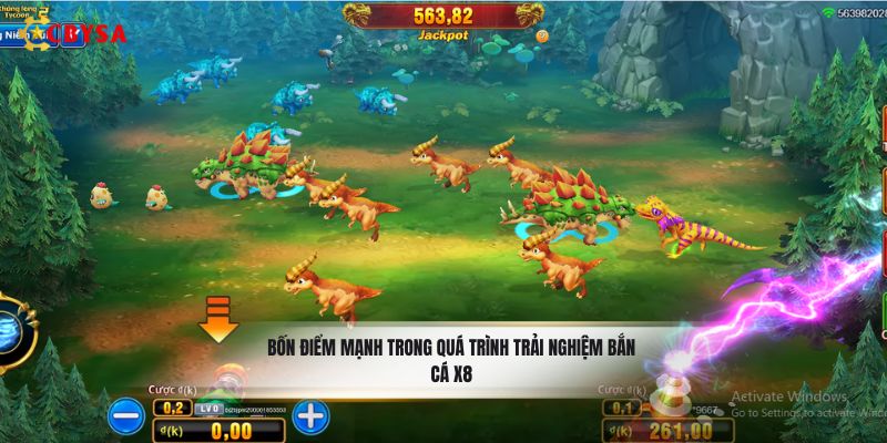 Bốn điểm mạnh trong quá trình trải nghiệm bắn cá X8