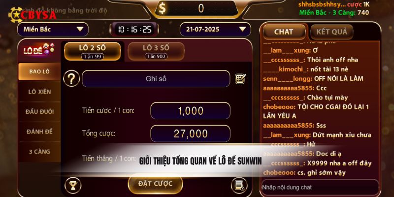 Giới thiệu thông tin tổng quan về lô đề Sunwin