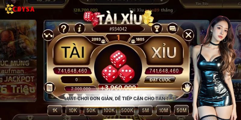 Luật chơi đơn giản, dễ tiếp cận cho tân thủ
