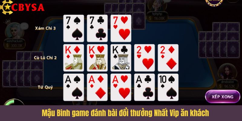 Mậu Binh game đánh bài đổi thưởng Nhất Vip ăn khách