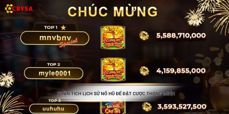 Phân tích lịch sử nổ hũ để đặt cược thông minh