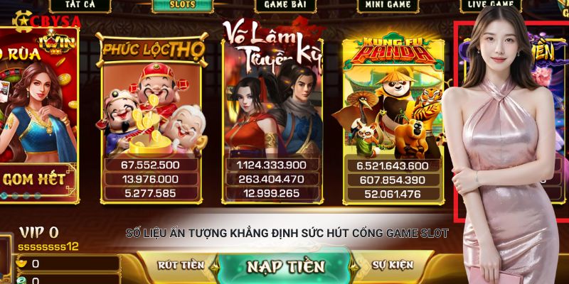 Số liệu ấn tượng khẳng định sức hút cổng game slot