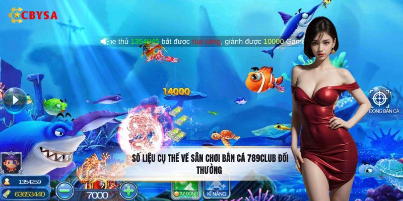 Số liệu cụ thể về sân chơi bắn cá 789Club đổi thưởng