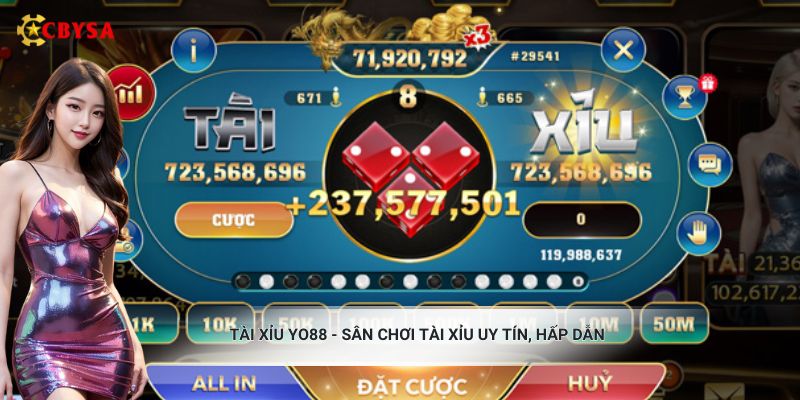 Tài xỉu Yo88 - Sân chơi tài xỉu uy tín, hấp dẫn