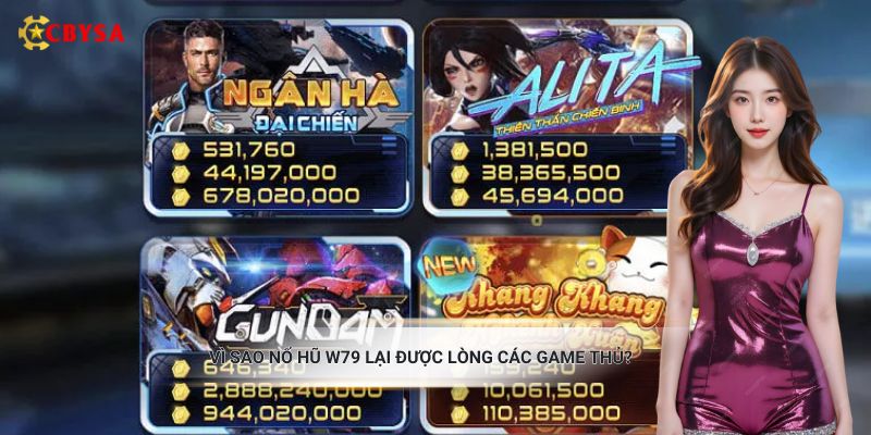 Vì sao nổ hũ W79 lại được lòng các game thủ?